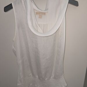 Michael Kors Cream Sleeveless Blouse